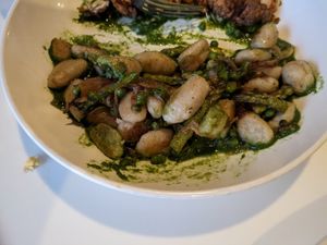 Vegan potato gnocchi at Forage in Lakewood