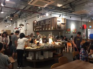 Room environment at Ahimsa Buffet 無肉食 in Hong Kong Island