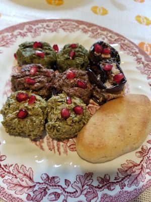Pkhali assortment (1/2 portion) at Palaty in Kutaisi