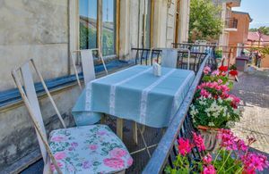 balcony at Palaty in Kutaisi