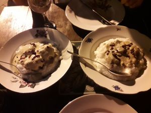 Bazhe and Kharcho at Kafe Leila in Tbilisi