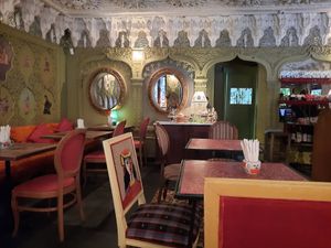 Beautiful decor at Kafe Leila in Tbilisi