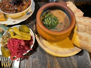 Leila  at Kafe Leila in Tbilisi