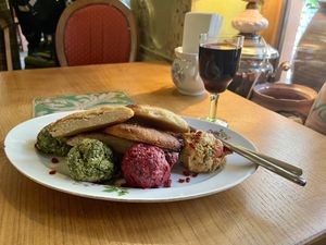   at Kafe Leila in Tbilisi