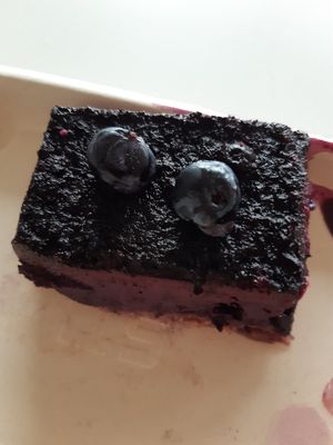 Raw cake at The Green Queen in Stockholm