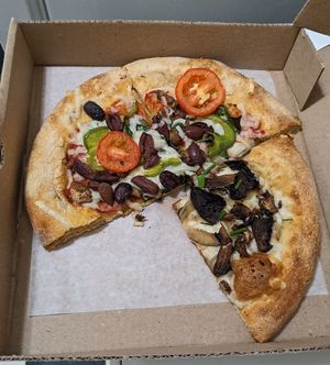 Veg Out and Holy Shiitake at Mellow Mushroom in Richmond