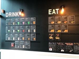 Menu at The Cold Pressery in Mississauga