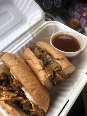 french dip at Black Water Bar in Portland