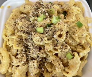 Mac and cheese at Black Water Bar in Portland