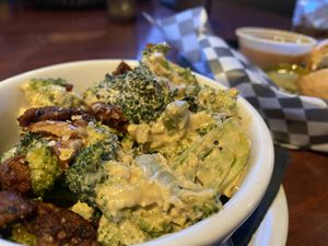 Broccoli Bacon Salad  at Black Water Bar in Portland