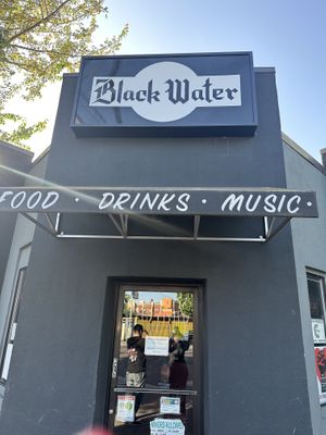 Outside  at Black Water Bar in Portland