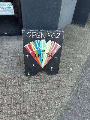 Outside  at Black Water Bar in Portland