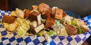 Chicken Caesar Salad at Black Water Bar in Portland