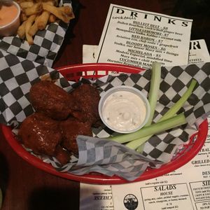 buffalo wings at Black Water Bar in Portland