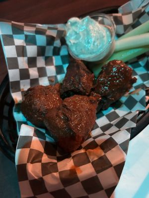 Buffalo wings 🤤💯  at Black Water Bar in Portland