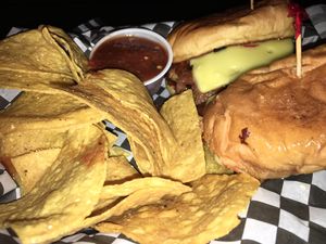 Chicken Parm Sandwich Special at Black Water Bar in Portland