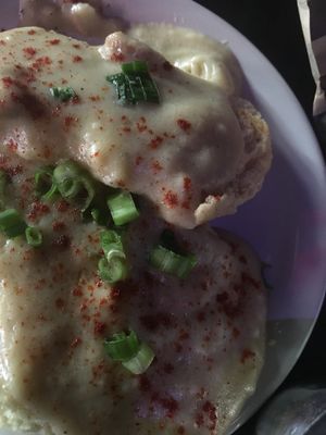 Biscuits & Gravy--Sunday Brunch at Black Water Bar in Portland
