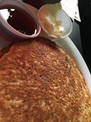 Brunch: Blueberry Pancakes at Black Water Bar in Portland