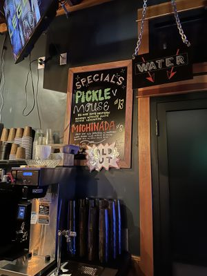 Specials  at Black Water Bar in Portland