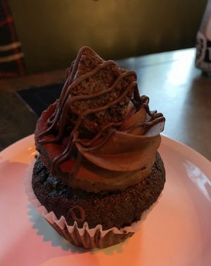 Cupcake at Black Water Bar in Portland
