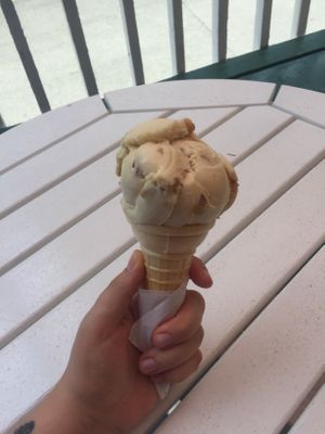 maple walnut flavor  at CJ's Big Dipper in Bar Harbor