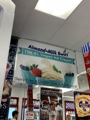 Sign at CJ's Big Dipper in Bar Harbor