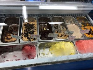 6 Vegan Ice Cream flavors & 3 Sorbets at CJ's Big Dipper in Bar Harbor