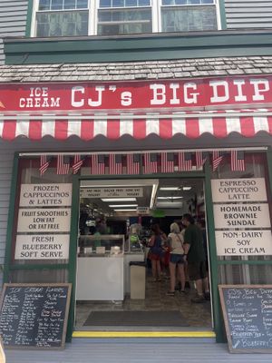   at CJ's Big Dipper in Bar Harbor