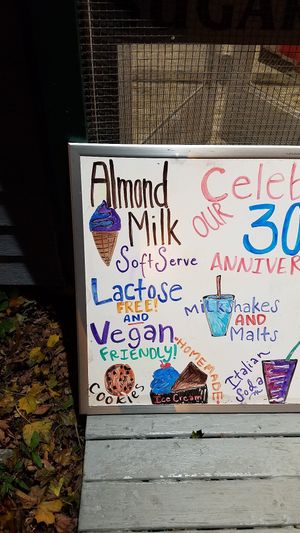 Awesome! at CJ's Big Dipper in Bar Harbor