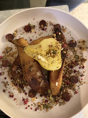 French toast  at Cafe Mimosa in Takapuna