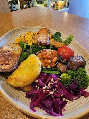 Big brekkie at Cafe Mimosa in Takapuna