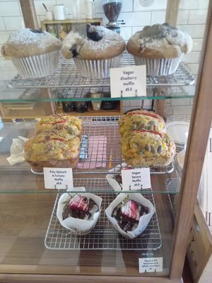 cabinet options at Cafe Mimosa in Takapuna