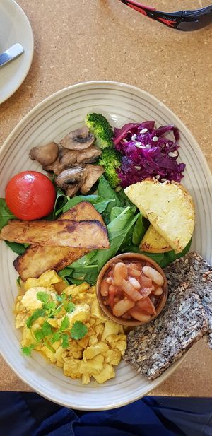 Vegan Balanced Big Breakfast at Cafe Mimosa in Takapuna