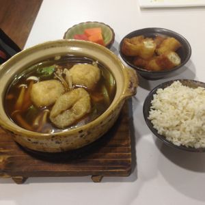 Herbal soup with mushroom set at Go Go Green in Subang Jaya