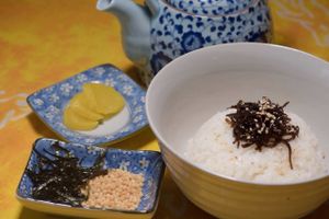 very special 'hijiki ochazuke ' at Go Go Green in Subang Jaya