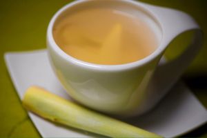 hot citronella ginger tea  at Go Go Green in Subang Jaya