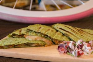 Vegan and Vegetarian Nachos
Build-Your-Own Quesadillas
Crispy Seitan Tenders
Vegan Caesar Salad
The Mexican Crunchwrap
Vegan Mac n' Cheeze
The Happy Dog
Vegan Chocolate Mousse at Happy Buddha - Pop-Up in Shanghai