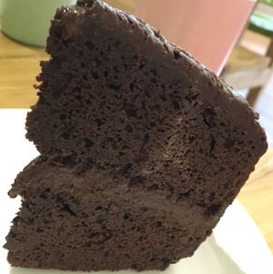 Vegan chocolate cake at Happy Buddha - Pop-Up in Shanghai
