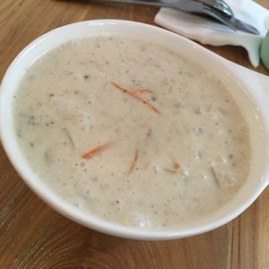 corn and coconut soup at Happy Buddha - Pop-Up in Shanghai