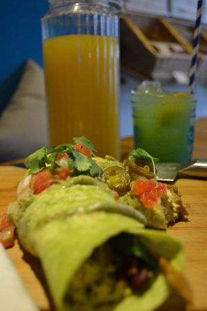 Breakfast burrito  at Happy Buddha - Pop-Up in Shanghai