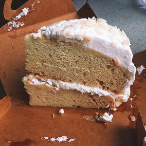 Coconut and rum cake at Happy Buddha - Pop-Up in Shanghai