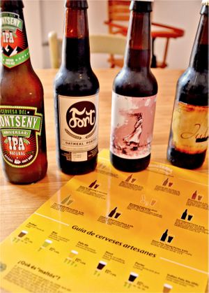 Love Mostassa´s local craft beer guide.  at Mostassa in Barcelona