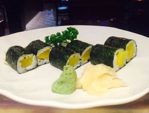 Picked Vegetable sushi. at Cheng's Garden in Shreveport