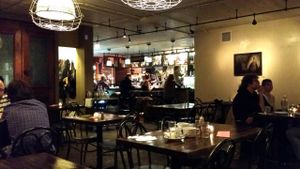 dining room and bar at Pettirosso in Seattle