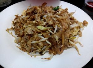 炒粿条 at Blue Boy Vegetarian Food Centre in Kuala Lumpur