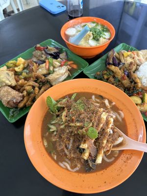   at Blue Boy Vegetarian Food Centre in Kuala Lumpur