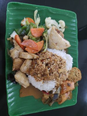 Buffet 10rm at Blue Boy Vegetarian Food Centre in Kuala Lumpur