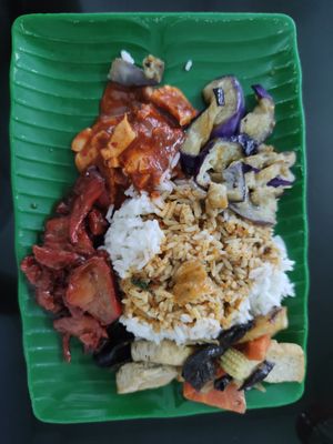 Buffet 12rm at Blue Boy Vegetarian Food Centre in Kuala Lumpur