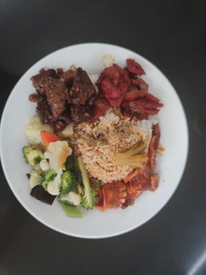 Buffet 12rm at Blue Boy Vegetarian Food Centre in Kuala Lumpur