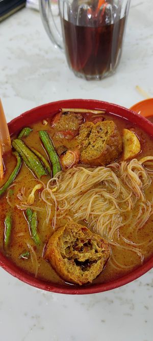 CURRY TOM YAMASAM at Blue Boy Vegetarian Food Centre in Kuala Lumpur